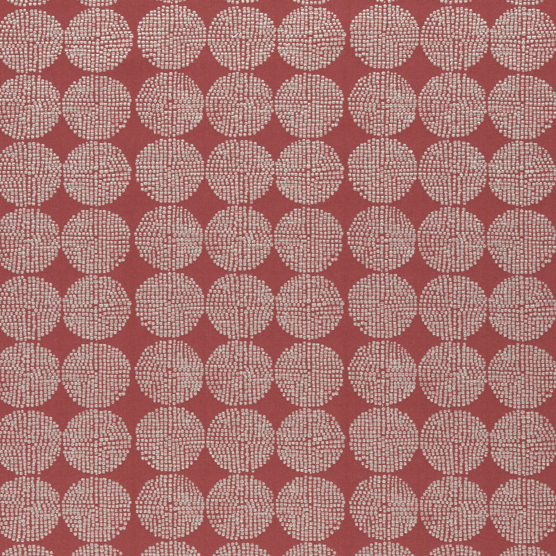 CLARKE AND CLARKE - KIKO- RED - Fabric by the Yard RED