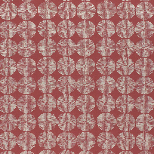 CLARKE AND CLARKE - KIKO- RED - Fabric by the Yard RED
