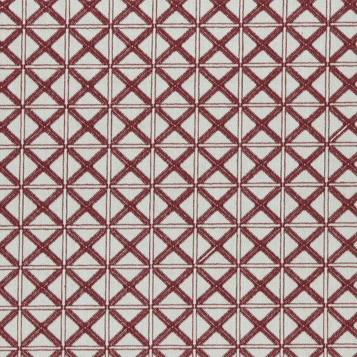 CLARKE AND CLARKE - MAKENZI- RED - Fabric by the Yard RED