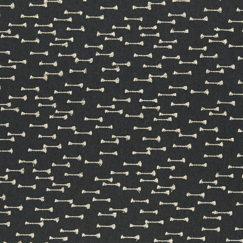 CLARKE AND CLARKE - NALA- CHARCOAL - Fabric by the Yard CHARCOAL