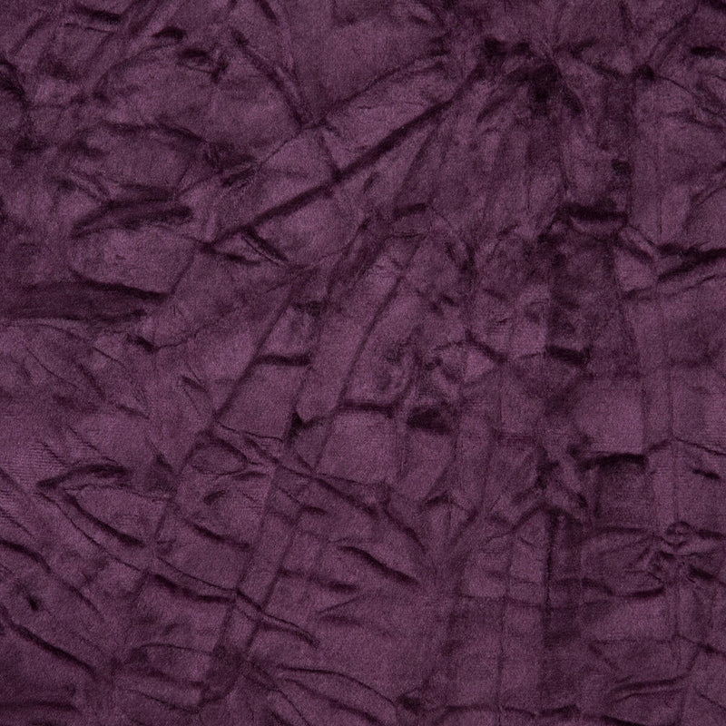 CLARKE AND CLARKE - SYLVANA- AUBERGINE - Fabric by the Yard AUBERGINE