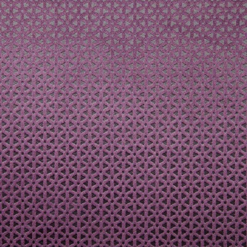 CLARKE AND CLARKE - LORETO- AUBERGINE - Fabric by the Yard AUBERGINE
