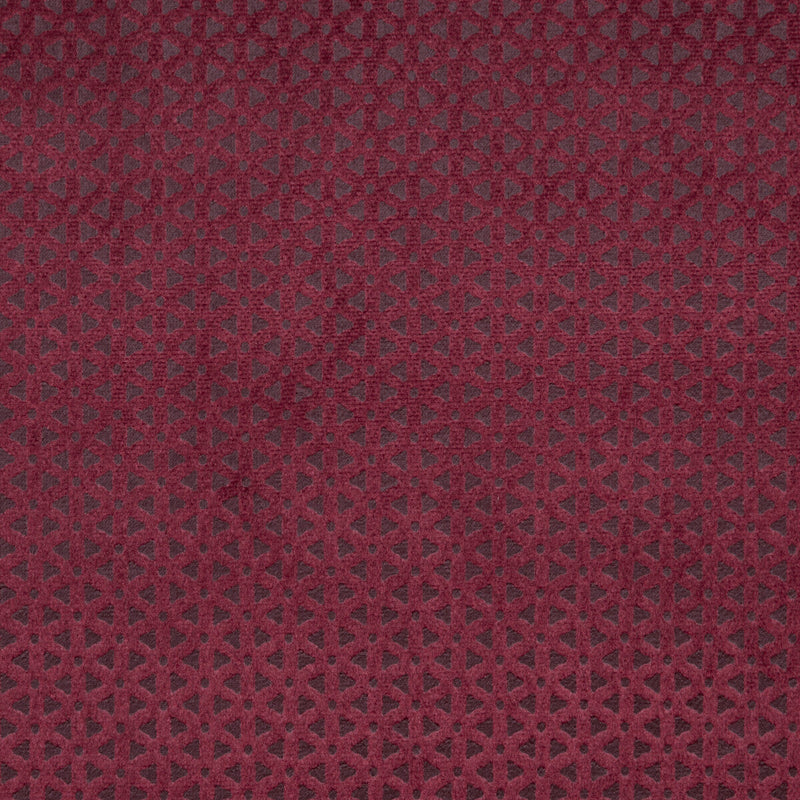 CLARKE AND CLARKE - LORETO- MULBERRY - Fabric by the Yard MULBERRY