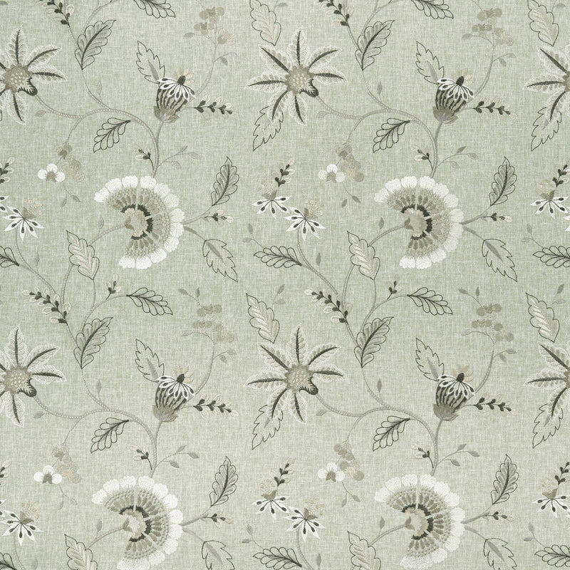 CLARKE AND CLARKE - DELAMERE- NATURAL - Fabric by the Yard NATURAL