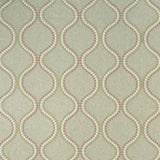 CLARKE AND CLARKE - LAYTON- PINK/APPLE - Fabric by the Yard