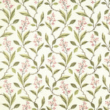 CLARKE AND CLARKE - MELROSE- PINK/APPLE - Fabric by the Yard