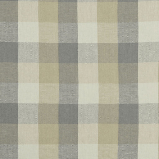 CLARKE AND CLARKE - AUSTIN CHECK- NATURAL - Fabric by the Yard NATURAL