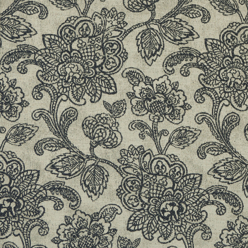 CLARKE AND CLARKE - CRANBROOK- CHARCOAL - Fabric by the Yard CHARCOAL