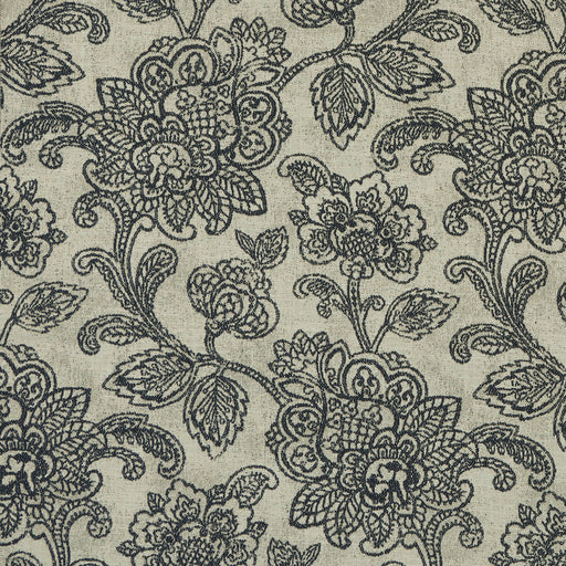 CLARKE AND CLARKE - CRANBROOK- CHARCOAL - Fabric by the Yard CHARCOAL