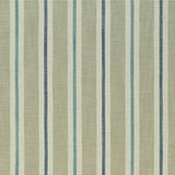 CLARKE AND CLARKE - SACKVILLE STRIPE- EAU DE NIL/LINEN - Fabric by the Yard