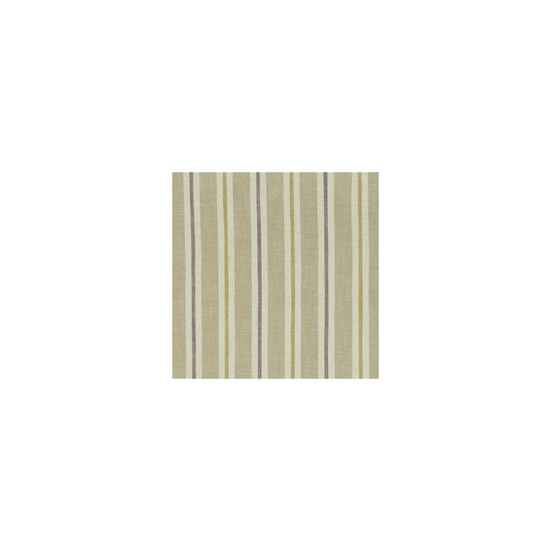 CLARKE AND CLARKE - SACKVILLE STRIPE- HEATHER/LINEN - Fabric by the Yard HEATHER/LINEN