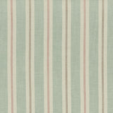 CLARKE AND CLARKE - SACKVILLE STRIPE- MINERAL/BLUSH - Fabric by the Yard