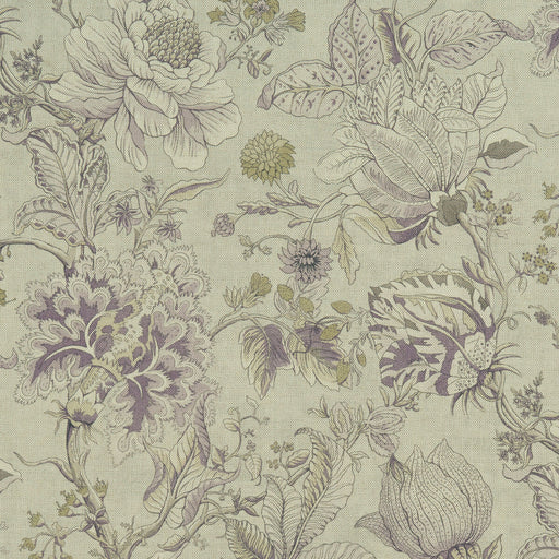 CLARKE AND CLARKE - SISSINGHURST- HEATHER/OLIVE - Fabric by the Yard HEATHER/OLIVE