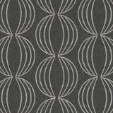CLARKE AND CLARKE - CARRAWAY- CHARCOAL - Fabric by the Yard