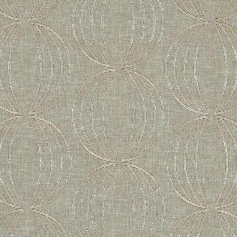 CLARKE AND CLARKE - CARRAWAY- LINEN - Fabric by the Yard LINEN