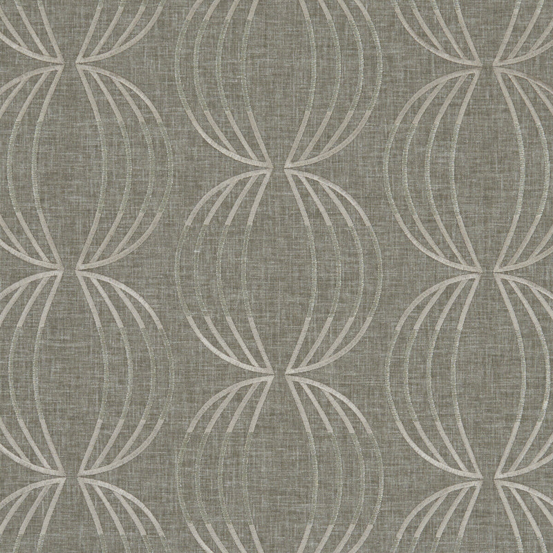 CLARKE AND CLARKE - CARRAWAY- MOCHA - Fabric by the Yard MOCHA