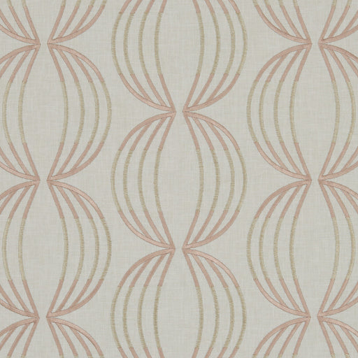 CLARKE AND CLARKE - CARRAWAY- ROSE GOLD - Fabric by the Yard ROSE GOLD