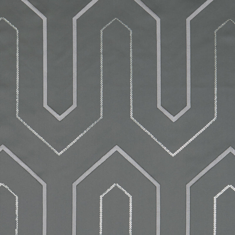 CLARKE AND CLARKE - GATSBY- CHARCOAL - Fabric by the Yard CHARCOAL