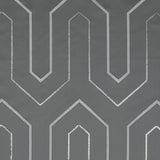 CLARKE AND CLARKE - GATSBY- CHARCOAL - Fabric by the Yard
