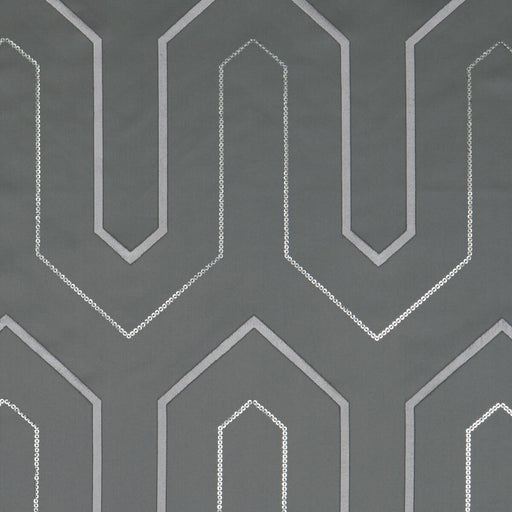 CLARKE AND CLARKE - GATSBY- CHARCOAL - Fabric by the Yard CHARCOAL