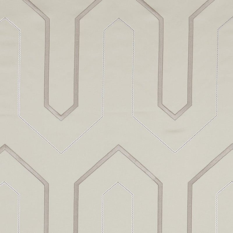 CLARKE AND CLARKE - GATSBY- IVORY - Fabric by the Yard IVORY