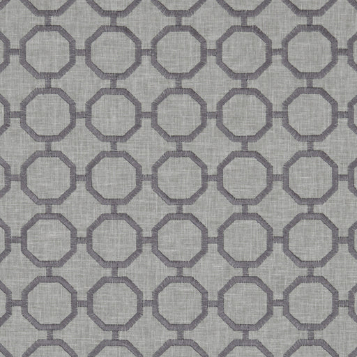 CLARKE AND CLARKE - GLAMOUR- CHARCOAL - Fabric by the Yard CHARCOAL