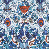 CLARKE AND CLARKE - AMAZON- BLUE - Fabric by the Yard
