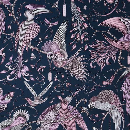 CLARKE AND CLARKE - AUDUBON- PINK - Fabric by the Yard PINK