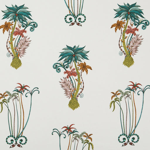 CLARKE AND CLARKE - F1110/02 - JUNGLE PALMS - Fabric By the Yard