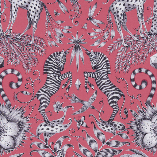 CLARKE AND CLARKE - KRUGER- MAGENTA - Fabric by the Yard MAGENTA