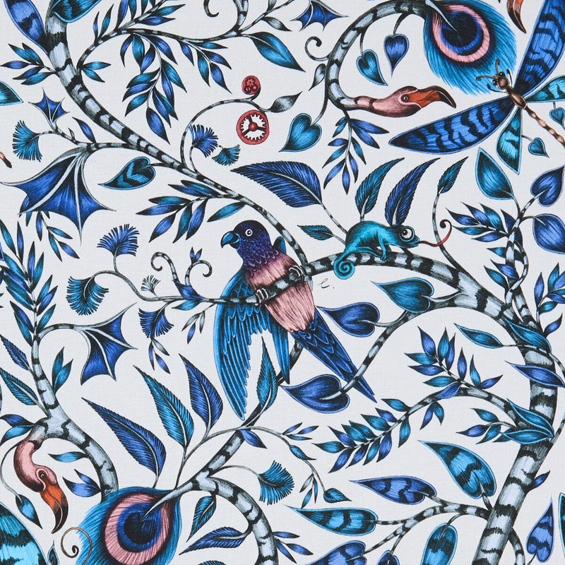CLARKE AND CLARKE - ROUSSEAU- BLUE - Fabric by the Yard BLUE