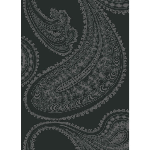COLE & SON - RAJAPUR FABRIC PRINT- CHAR BLK - Fabric by the Yard CHAR BLK