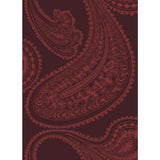 COLE & SON - RAJAPUR FABRIC PRINT- RSE ON DRK CRIM - Fabric by the Yard