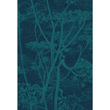 COLE & SON - COW PARSLEY PRINT- PETROL/INK - Fabric by the Yard