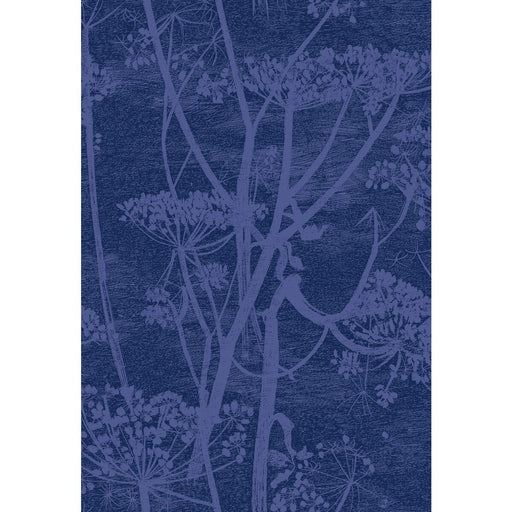 COLE & SON - COW PARSLEY PRINT- HYACINTH/INK - Fabric by the Yard HYACINTH/INK