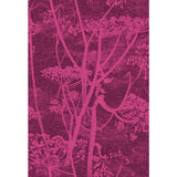 COLE & SON - COW PARSLEY PRINT- MAGENTA/PALM - Fabric by the Yard