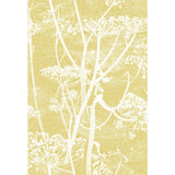 COLE & SON - COW PARSLEY LINEN PRINT- WHITE/CHARTRE - Fabric by the Yard