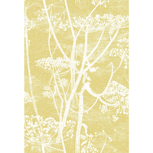COLE & SON - COW PARSLEY LINEN PRINT- WHITE/CHARTRE - Fabric by the Yard WHITE/CHARTRE
