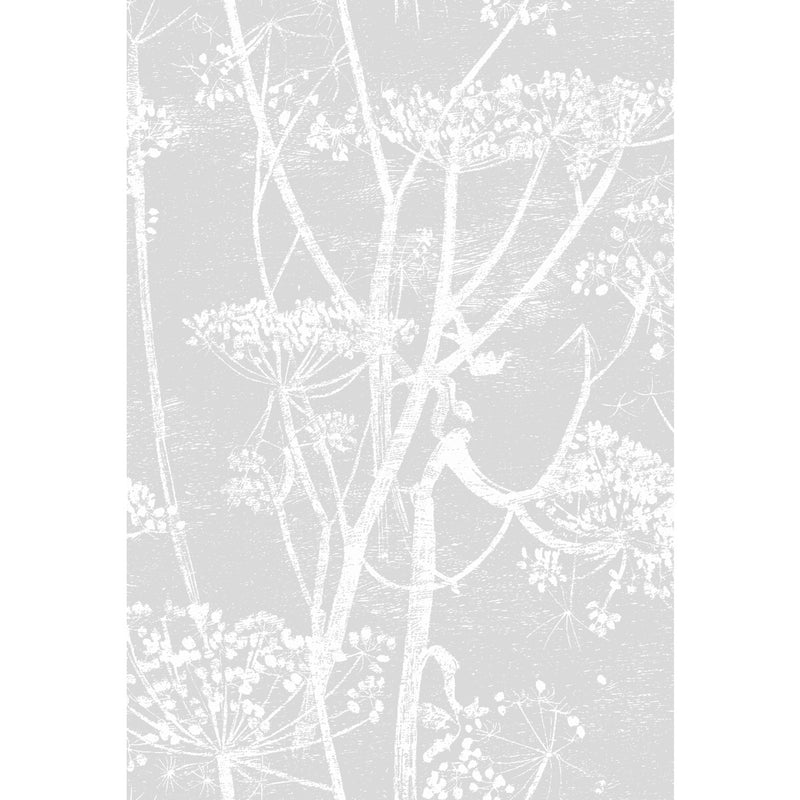 COLE & SON - COW PARSLEY LINEN PRINT- SOFT GREY - Fabric by the Yard SOFT GREY