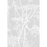 COLE & SON - COW PARSLEY LINEN PRINT- SOFT GREY - Fabric by the Yard