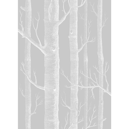 COLE & SON - WOODS COT/LIN PRINT- SOFT GREY - Fabric by the Yard SOFT GREY