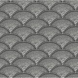 COLE & SON - FEATHER FAN WOVEN- WHT ON BLK - Fabric by the Yard