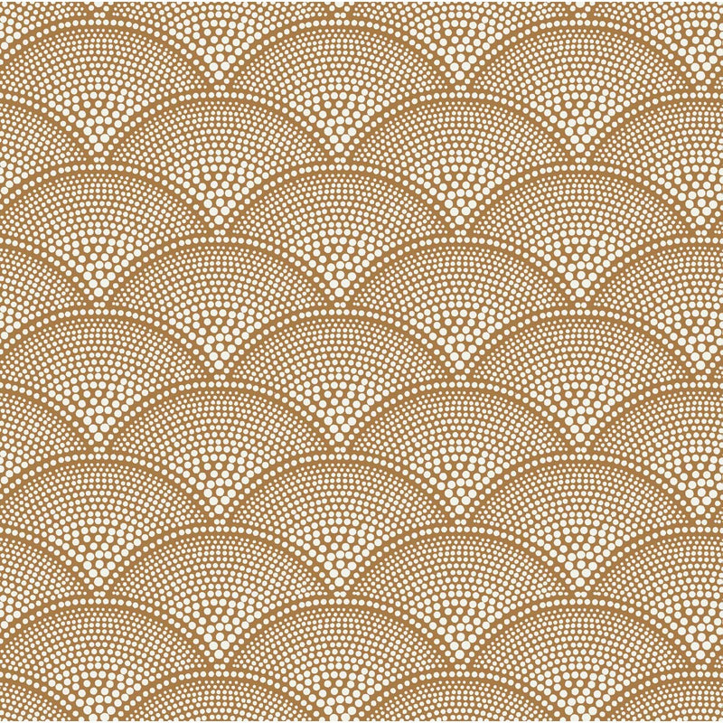 COLE & SON - FEATHER FAN WOVEN- CRM GINGR - Fabric by the Yard CRM GINGR