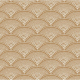 COLE & SON - FEATHER FAN WOVEN- CRM GINGR - Fabric by the Yard