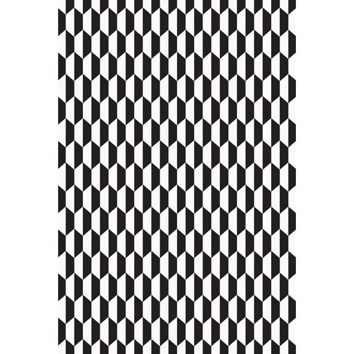 COLE & SON - TILE WOVEN- BLK WHT - Fabric by the Yard BLK WHT