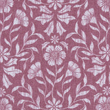 CLARKE AND CLARKE - BERKELEY- RASPBERRY - Fabric by the Yard