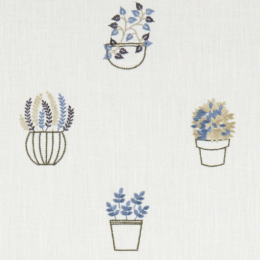 CLARKE AND CLARKE - HIDCOTE- DENIM - Fabric by the Yard DENIM