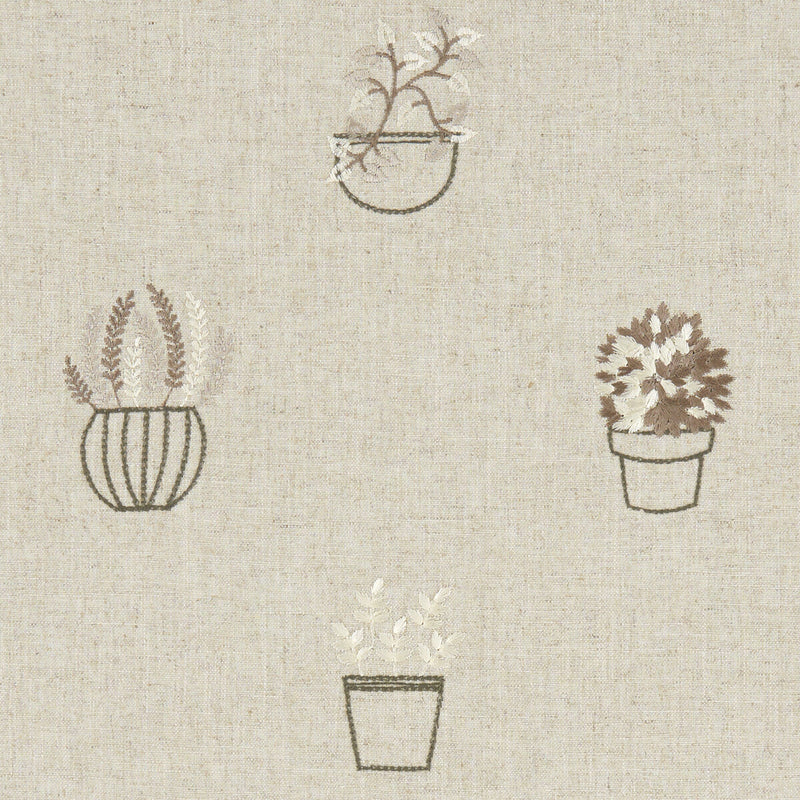 CLARKE AND CLARKE - HIDCOTE- NATURAL - Fabric by the Yard NATURAL