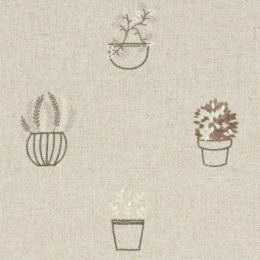 CLARKE AND CLARKE - HIDCOTE- NATURAL - Fabric by the Yard NATURAL