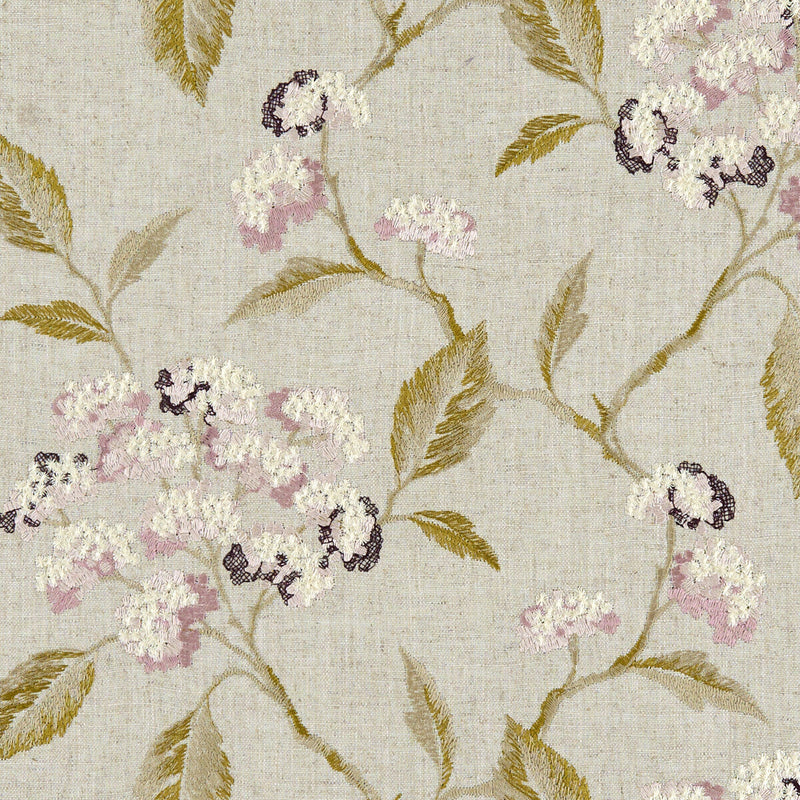 CLARKE AND CLARKE - SUMMERBY- DAMSON - Fabric by the Yard DAMSON
